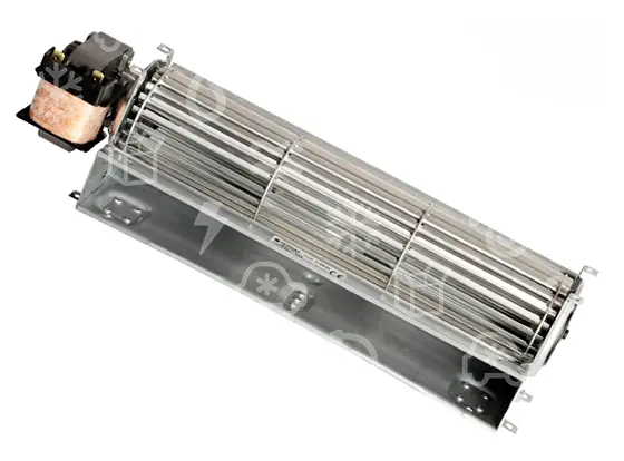 ventilátor tangenciální, turbína 270x60mm, 19W, levý motor